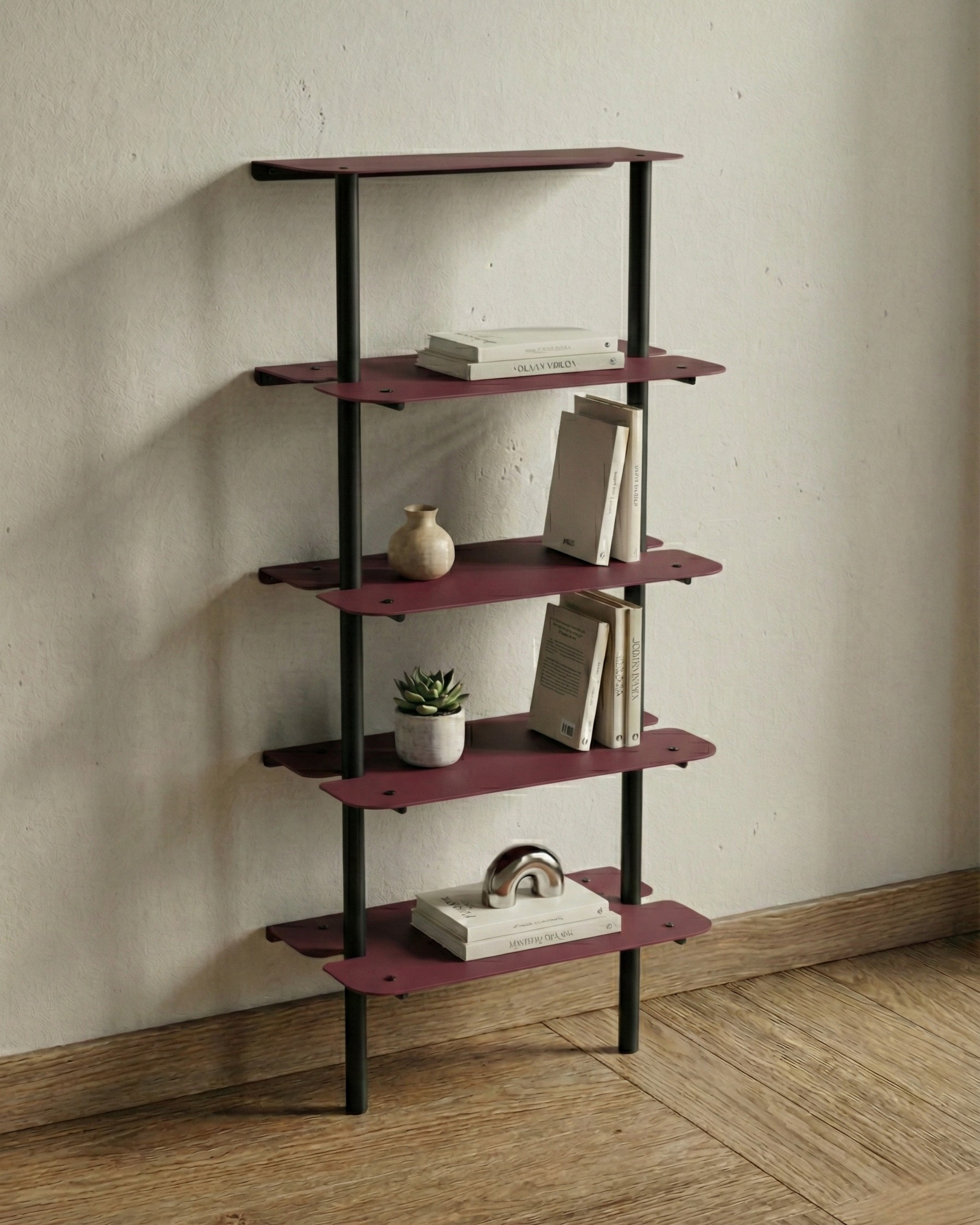 Nim Dera – Duvar Destekli Metal Raf