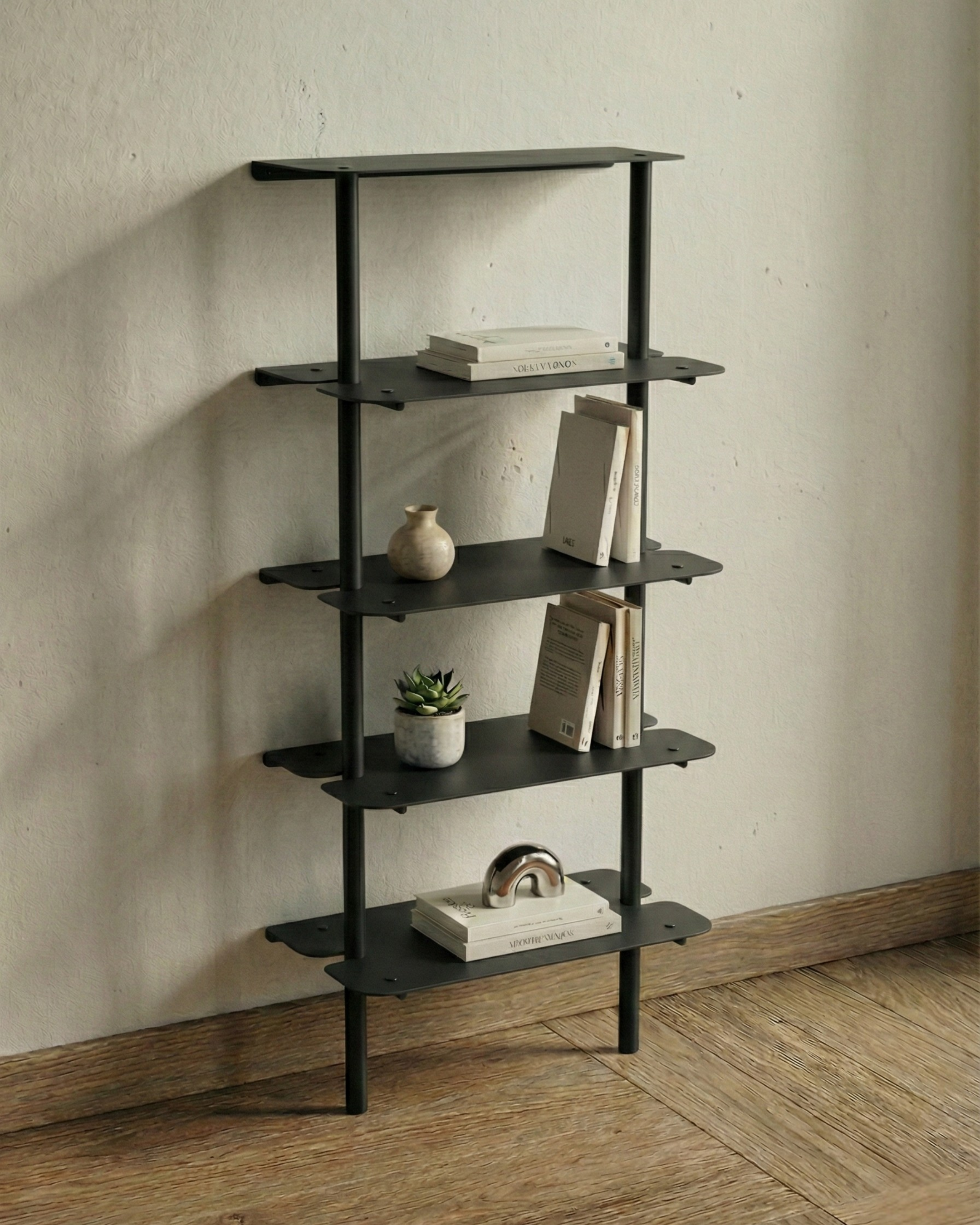 Nim Dera – Duvar Destekli Metal Raf