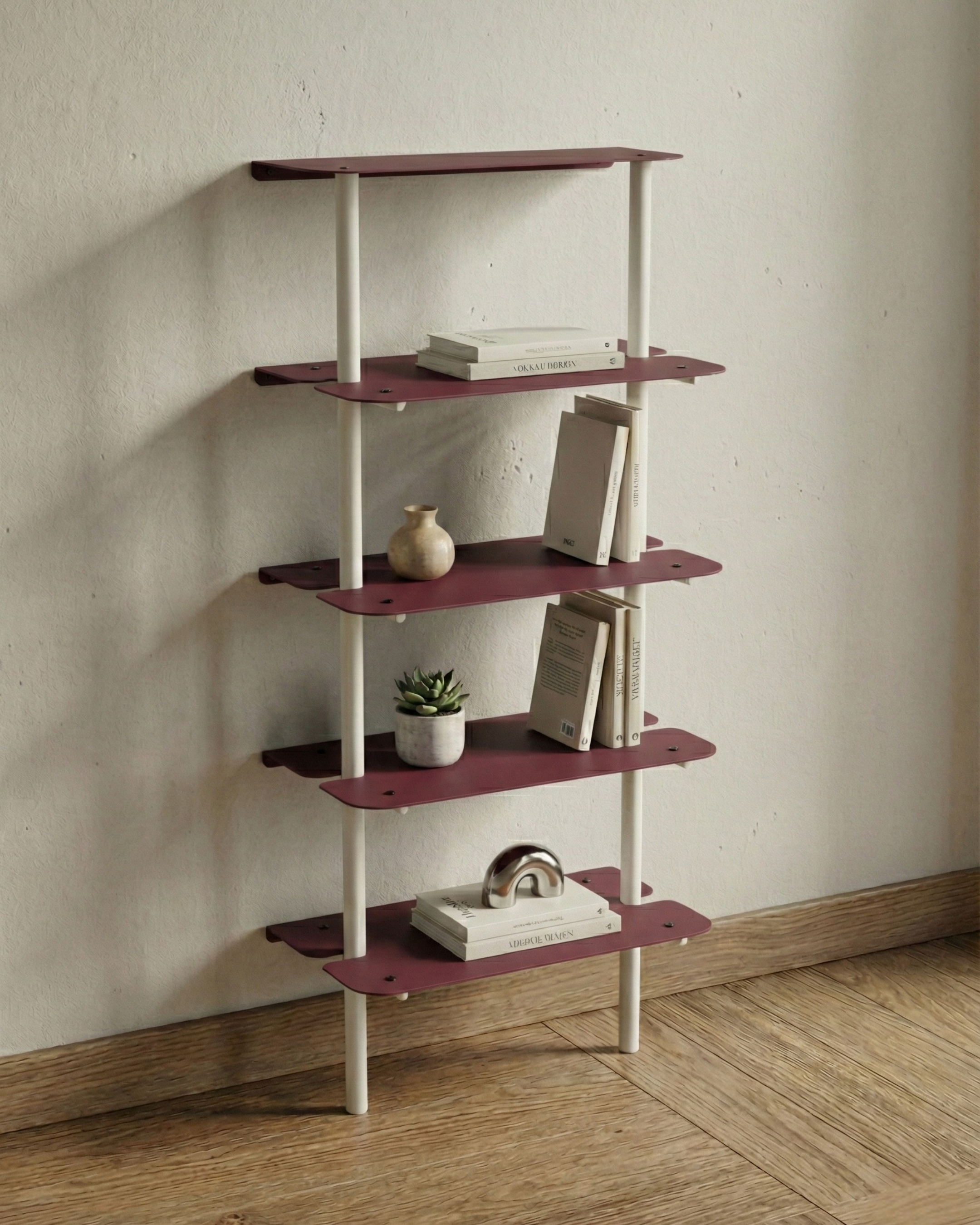 Nim Dera – Duvar Destekli Metal Raf