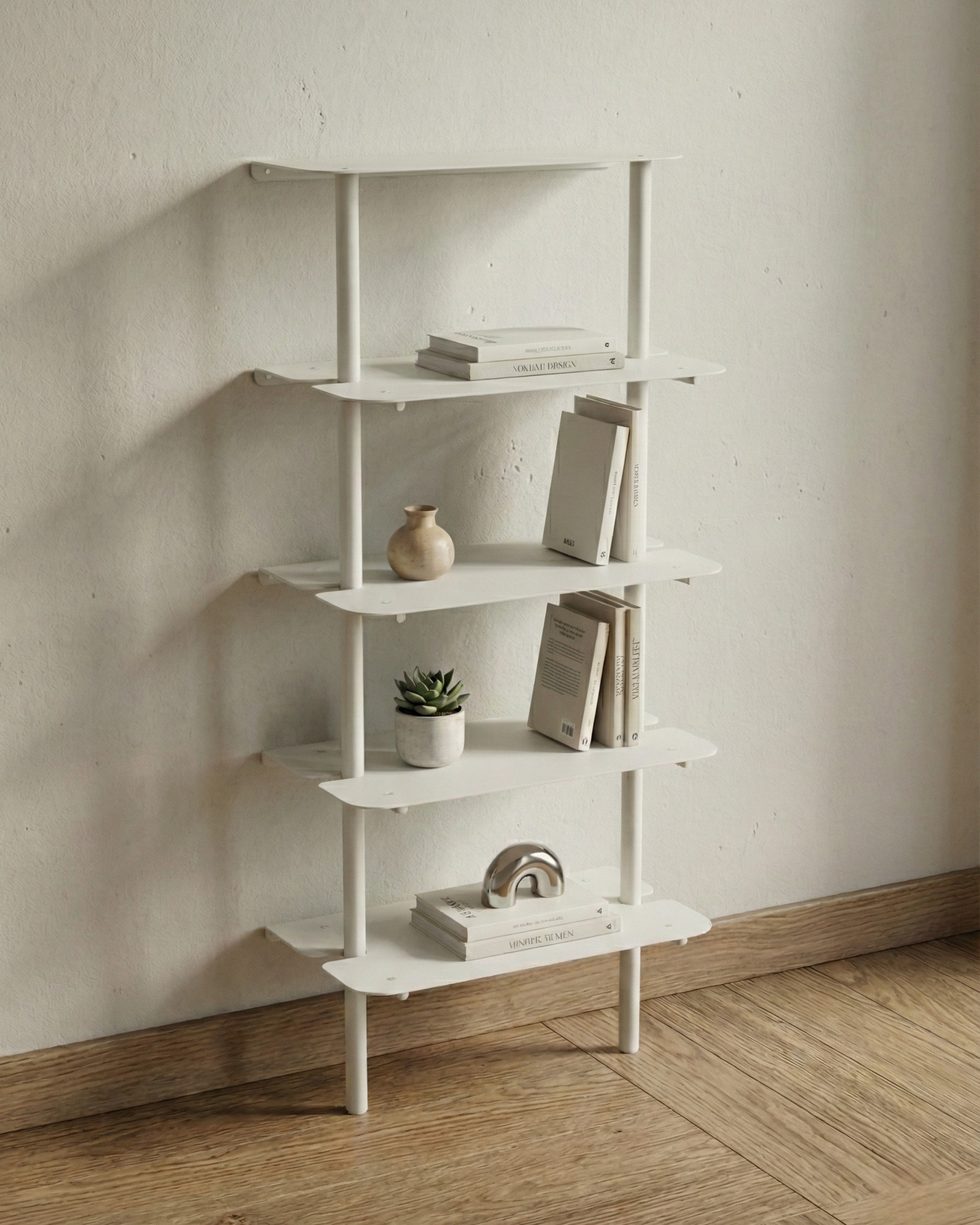 Nim Dera – Duvar Destekli Metal Raf