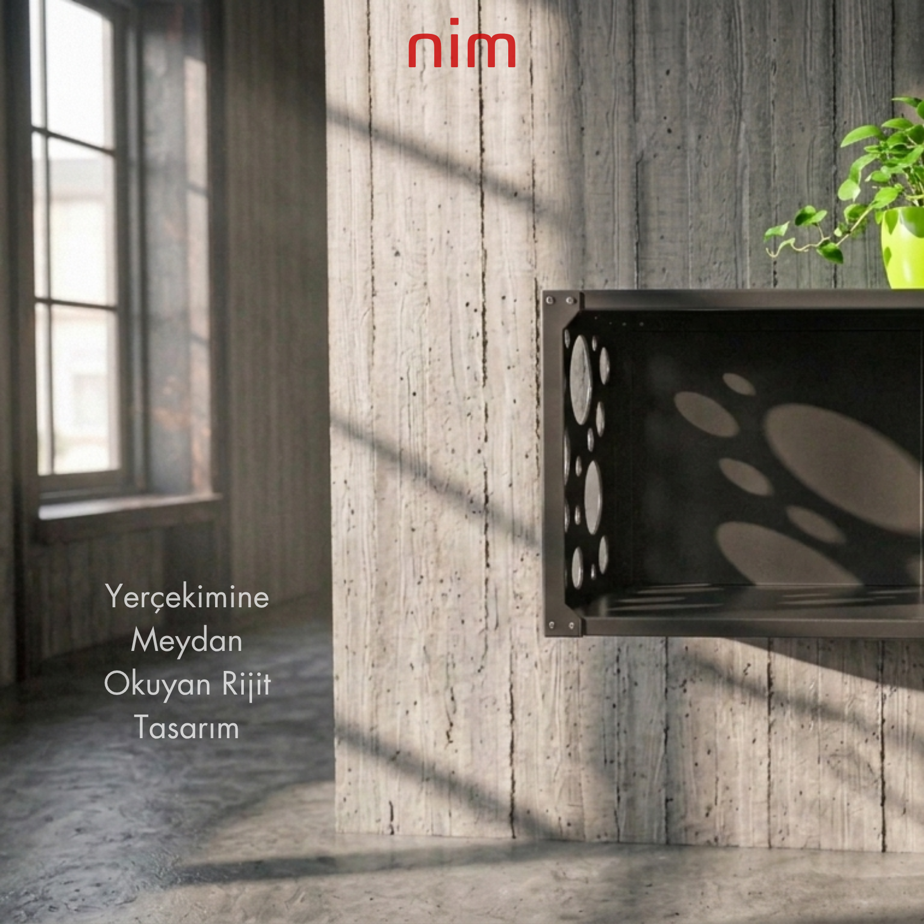 Nim Mono Hub – Duvara Monte Metal Konsol