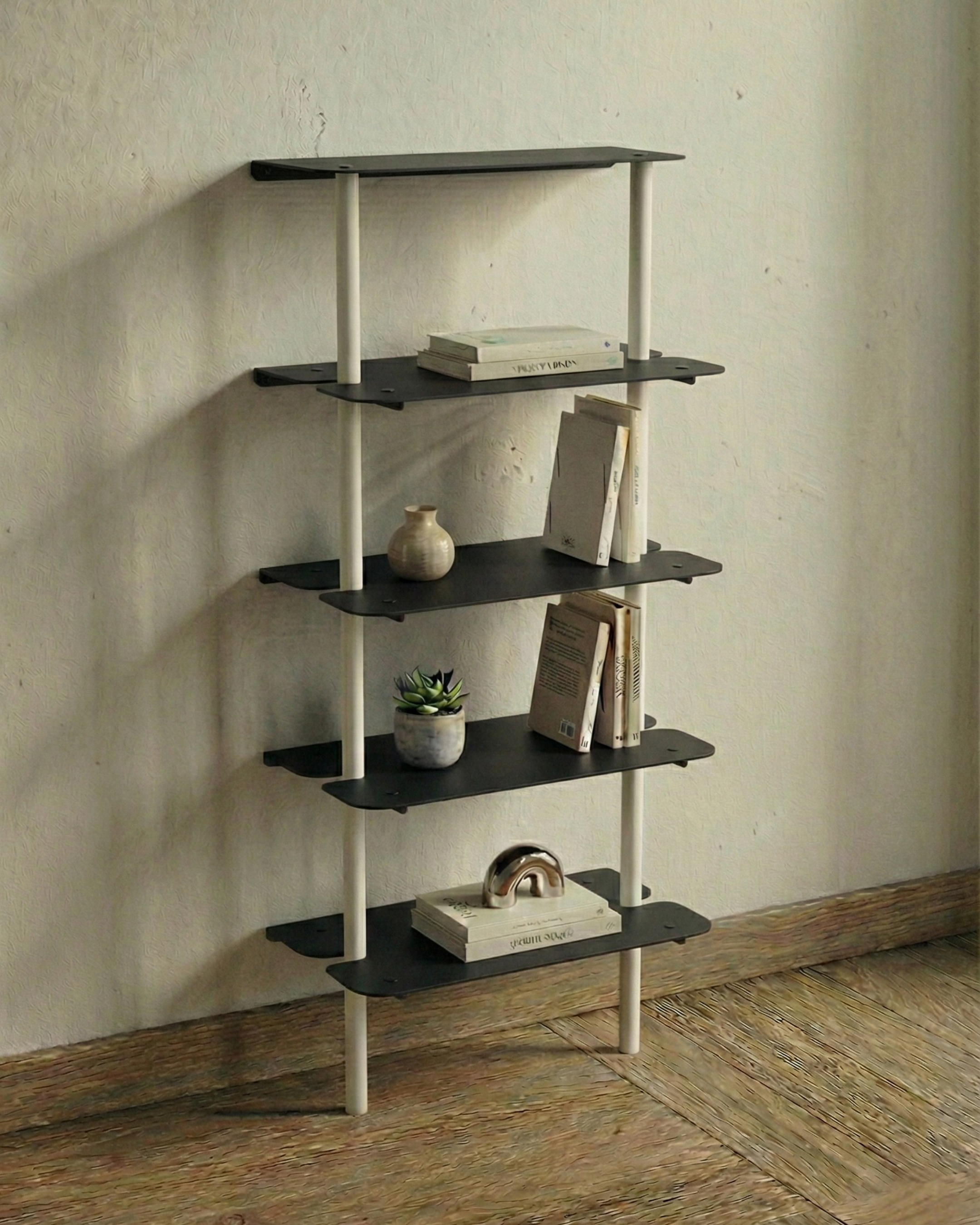 Nim Dera – Duvar Destekli Metal Raf