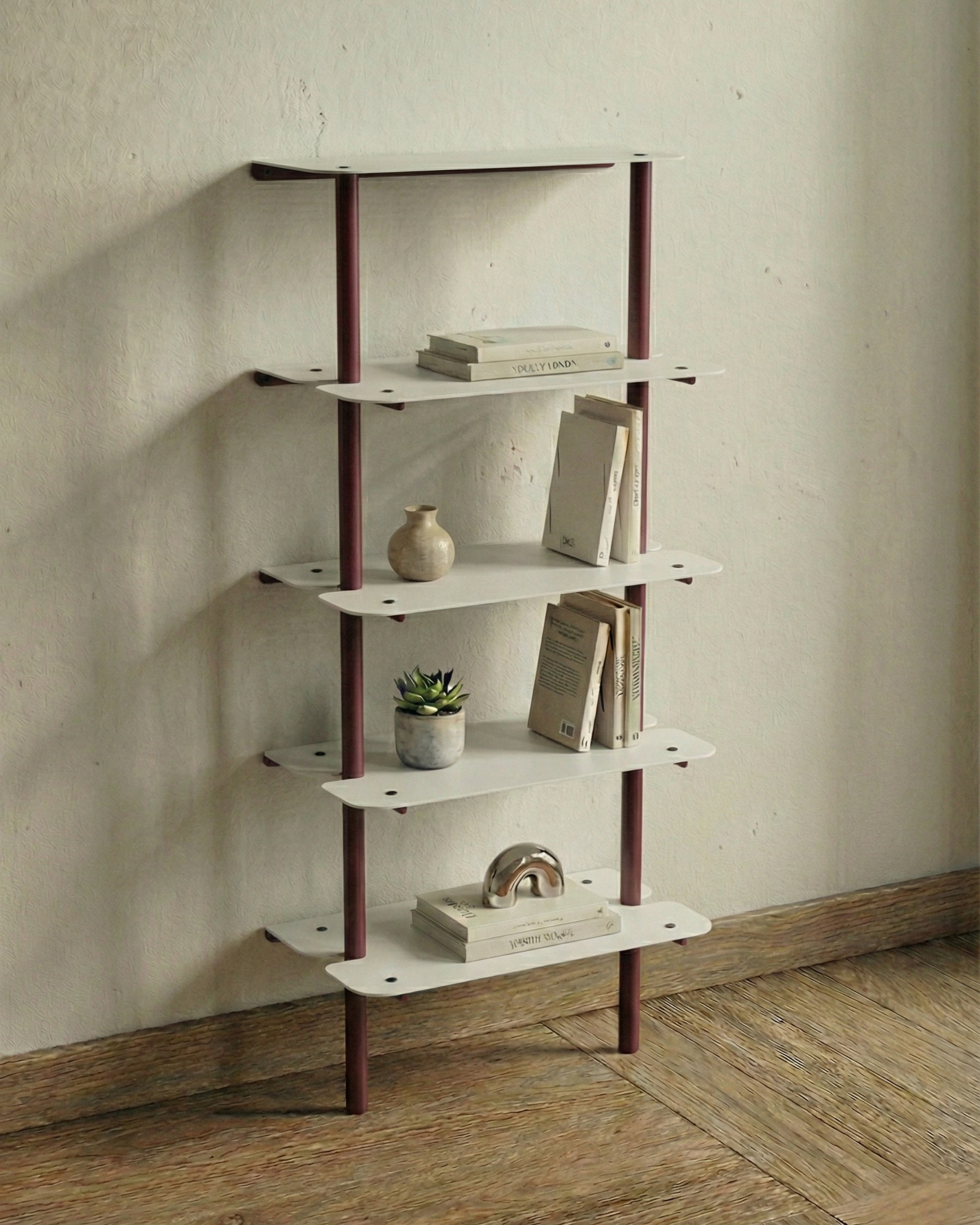 Nim Dera – Duvar Destekli Metal Raf