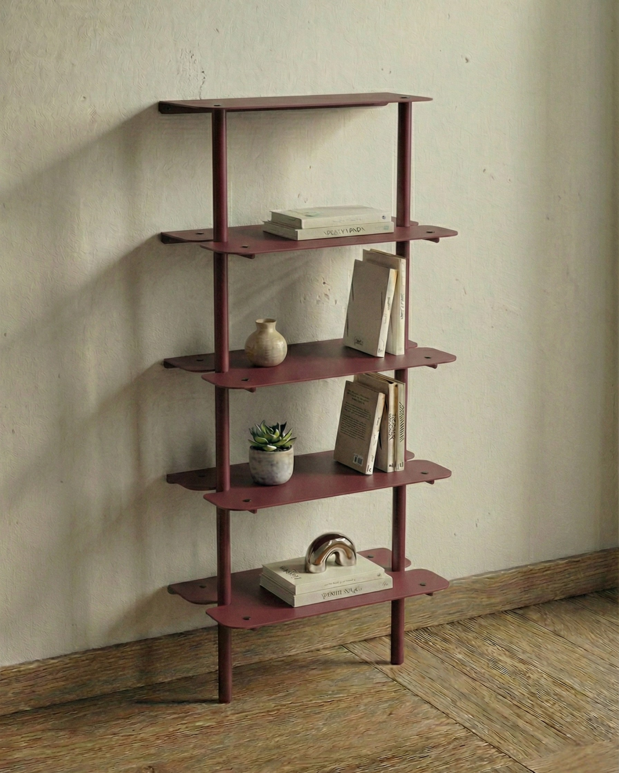 Nim Dera – Duvar Destekli Metal Raf