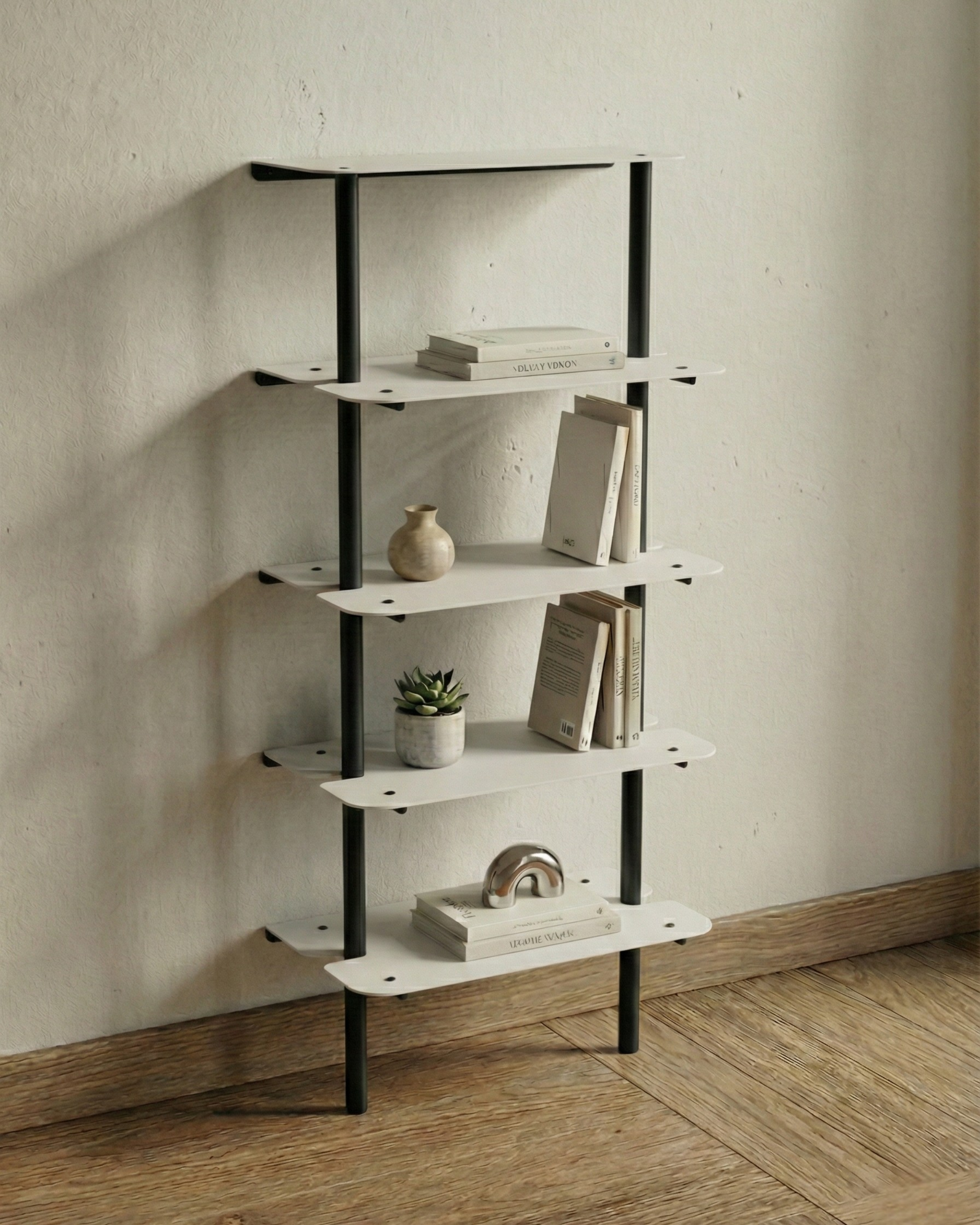 Nim Dera – Duvar Destekli Metal Raf